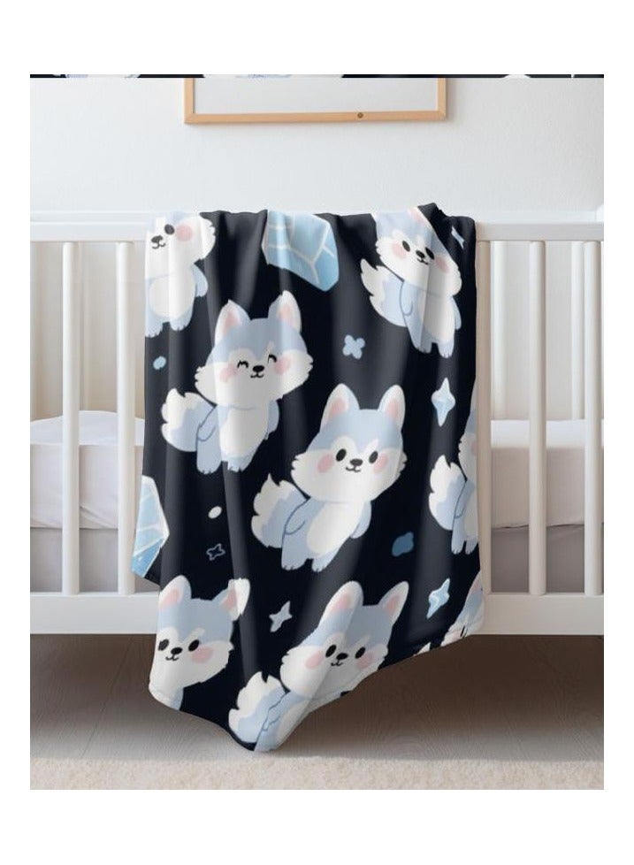 عام بطانية رقيقة من الفانيلا الكرتونية للأطفال أو الطلاب (دافئة ومريحة ومناسبة للنوم والألعاب) 100 سم * 150 سم - 980 - Image 4