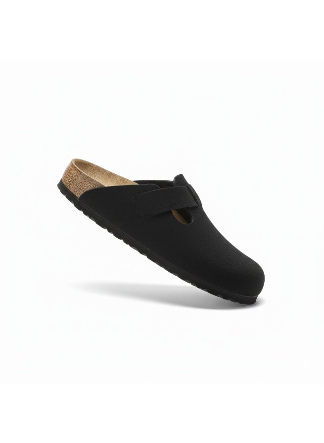 Birkenstock Boston Vegan Clogs – Black | Comfortable Casual Footwear - Image 4
