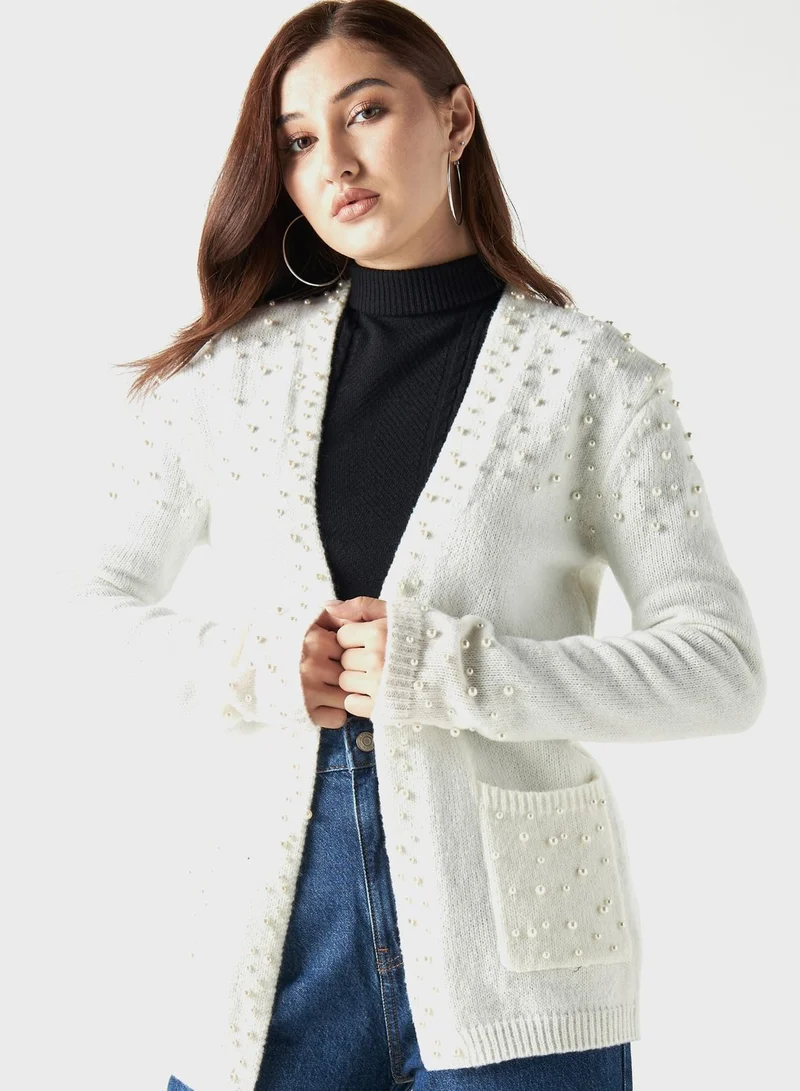 2Xtremz Embellished Knitted Cardigan