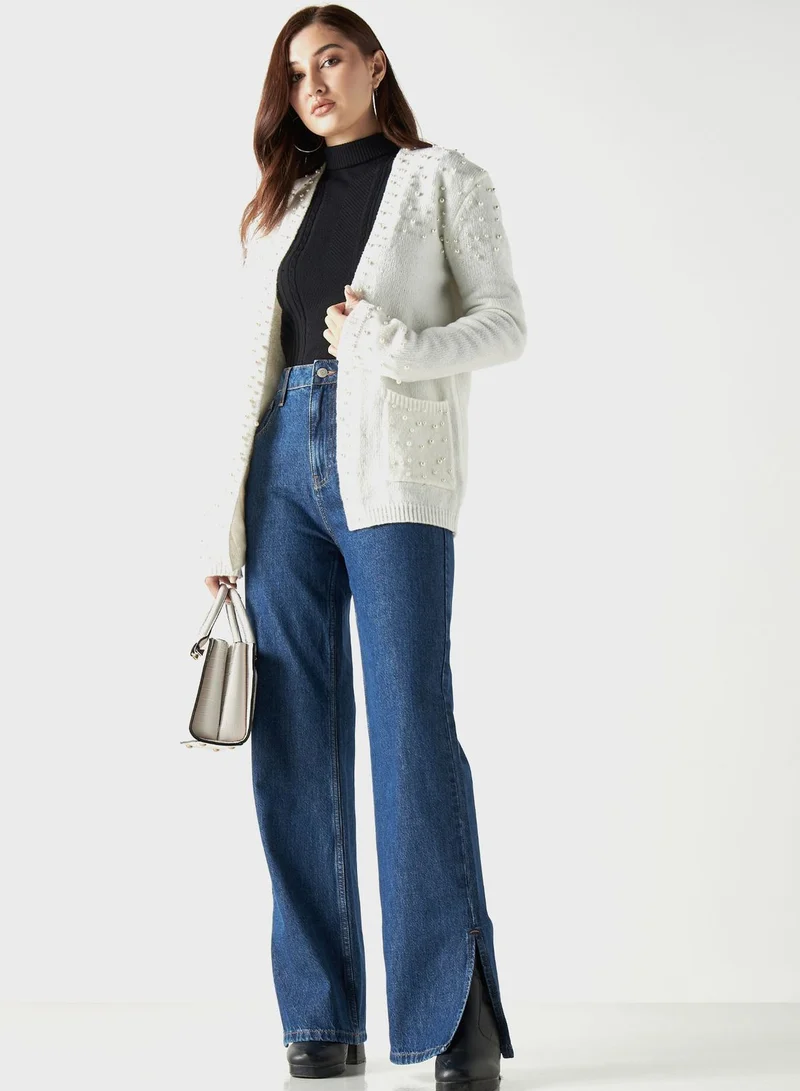 2Xtremz Embellished Knitted Cardigan