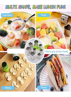 BELLSBERRY 23 Pcs Kids Sandwich Cutter Set with Stainless Steel Cutters and Food Picks  - Image 3