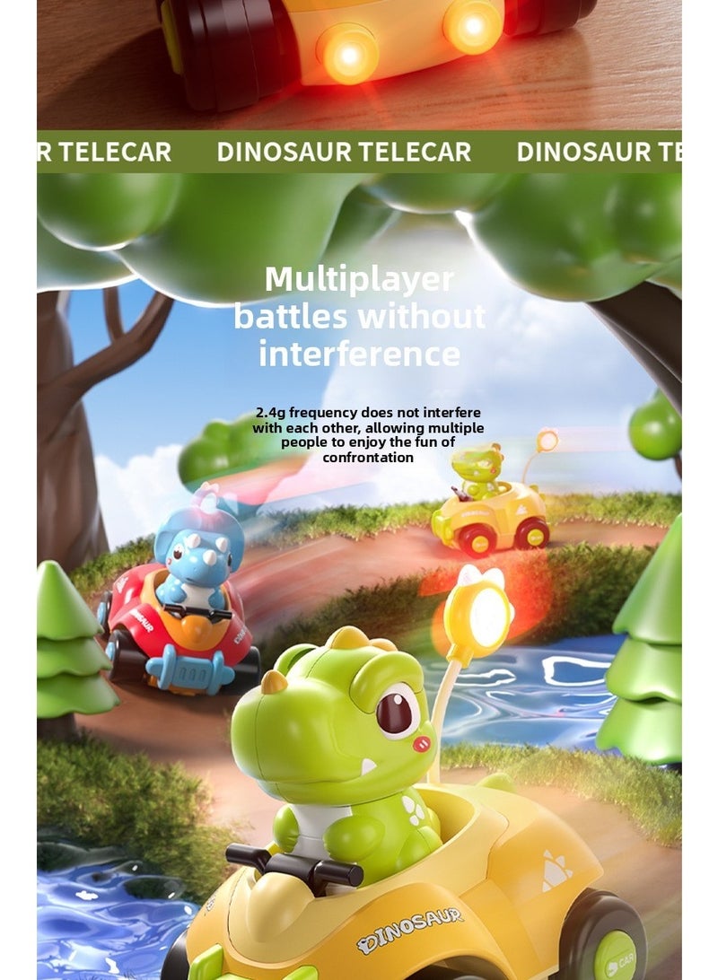 Dinosaur Remote Control Car, 2.4G Sound Light Remote Control Toy Car, Holiday Gift - Image 4
