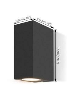 Tech Light 10-Piece Aluminum Outdoor Wall Light, Black  - Image 3