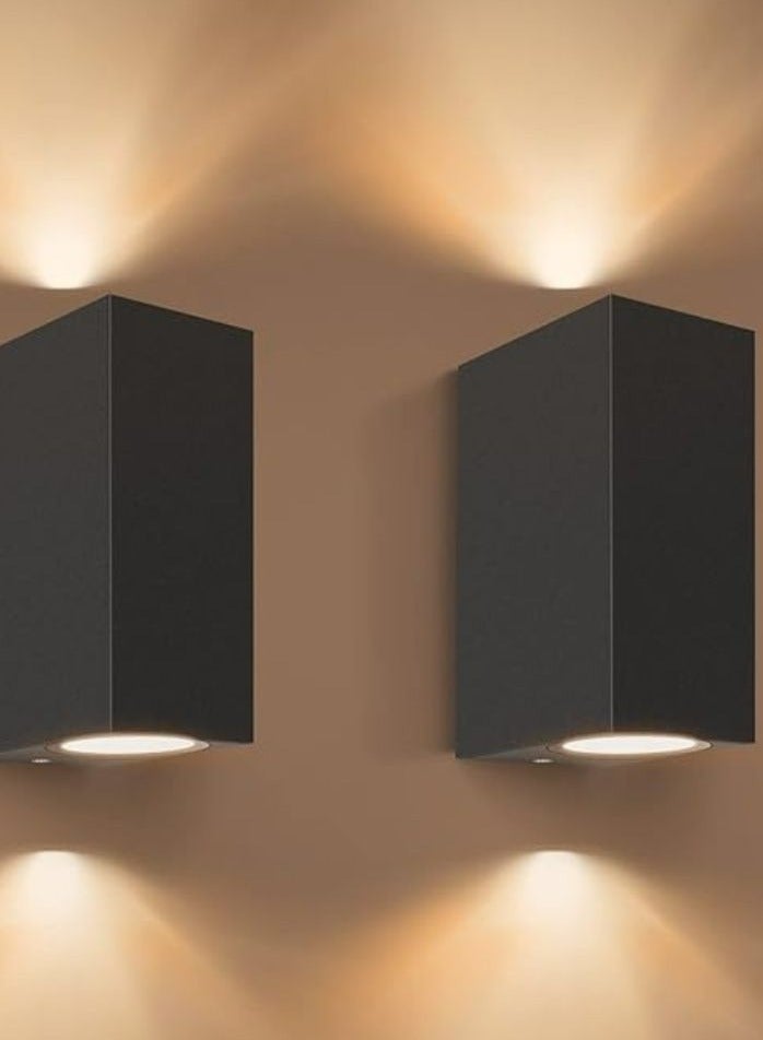 تيك لايت مصباح حائط خارجي من الألومنيوم  10 قطع,  أسود - Image 4