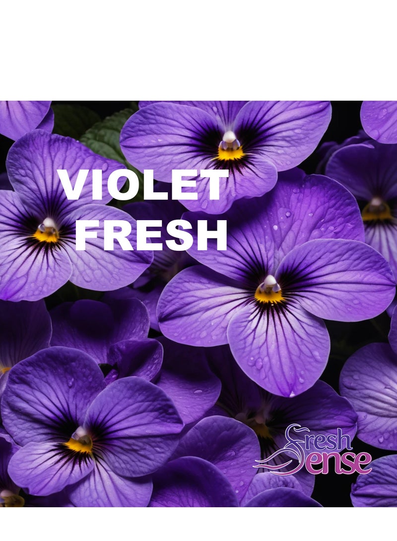 فريش سينس معطر هواء معاد تعبئته - عبوة من 12 × 260 مل - معطر هواء أوتوماتيكي بخاخ تلقائي بنفسجي لمعطر هواء للمنزل الحمام المرحاض المكتب يحيد الروائح الكريهة فريش سينس - Image 2