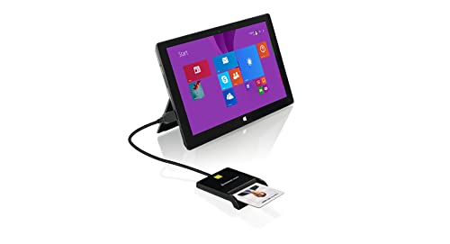 IOGEAR USB Common Access Card (CAC) Reader - EMV Level 1/ 4.1 Compliant - PC/SC version 1.0/2.0 - Class A, B, and C (5V / 3V / 1.8V) - T0, T1 Protocol - Compatible MS USB-CCID Driver - GSR212 - Image 4