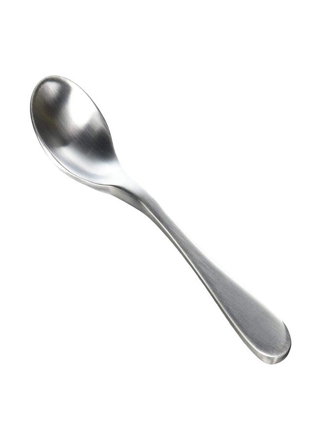 Knork Stainless Steel Demitasse Spoon (Set of 6), Matte Silver, Tiny Coffee-Appetizer Specialty Spoons, Specialty Demitasse - Image 1