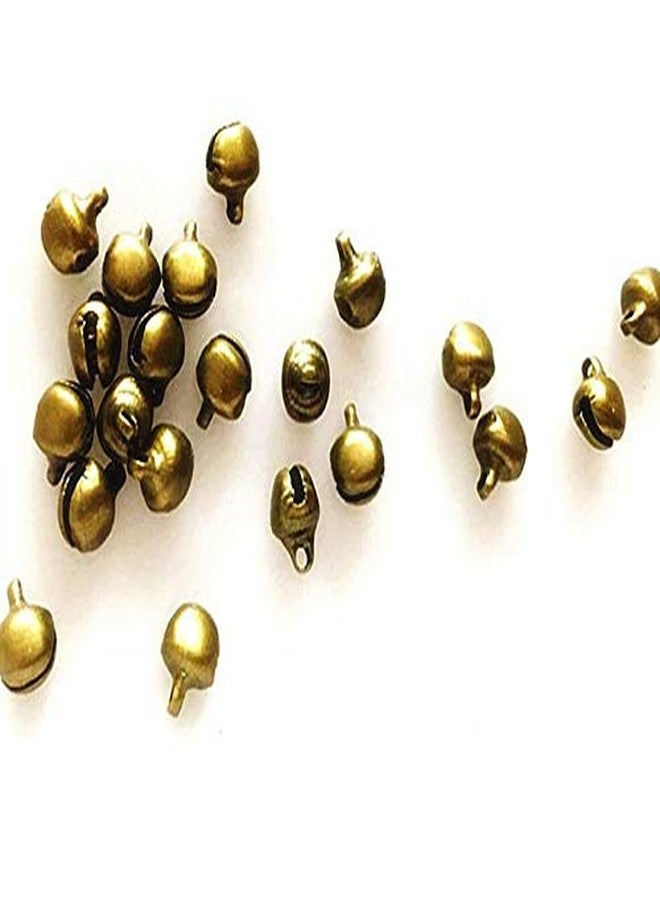 LASSUM 100 6mm Vintage Alloy Bronze Small Jingle Bell,Mini Bell for DIY Bracelet Anklets Necklace Knitting/Jewelry Making - Image 3