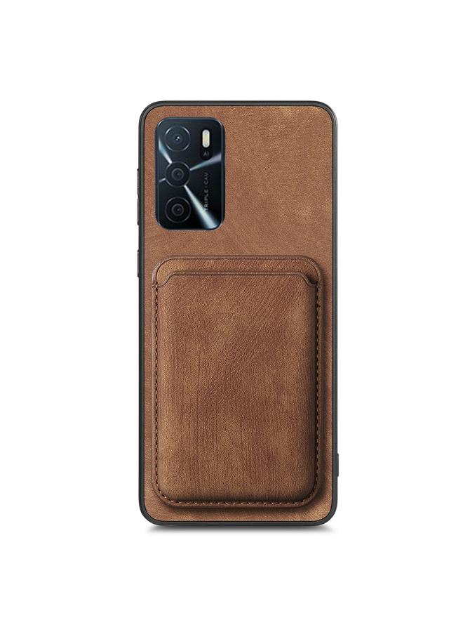 S-TOP Case For OPPO Reno5 5G Retro Leather Card Bag Magnetic Phone Case - Image 2