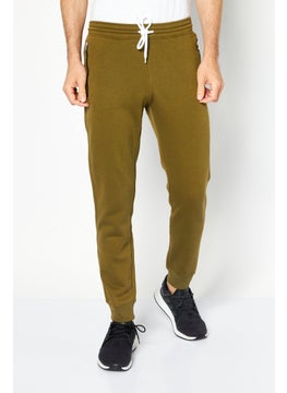 Men Sportswear Fit Outdoors Sweatpants, Olive