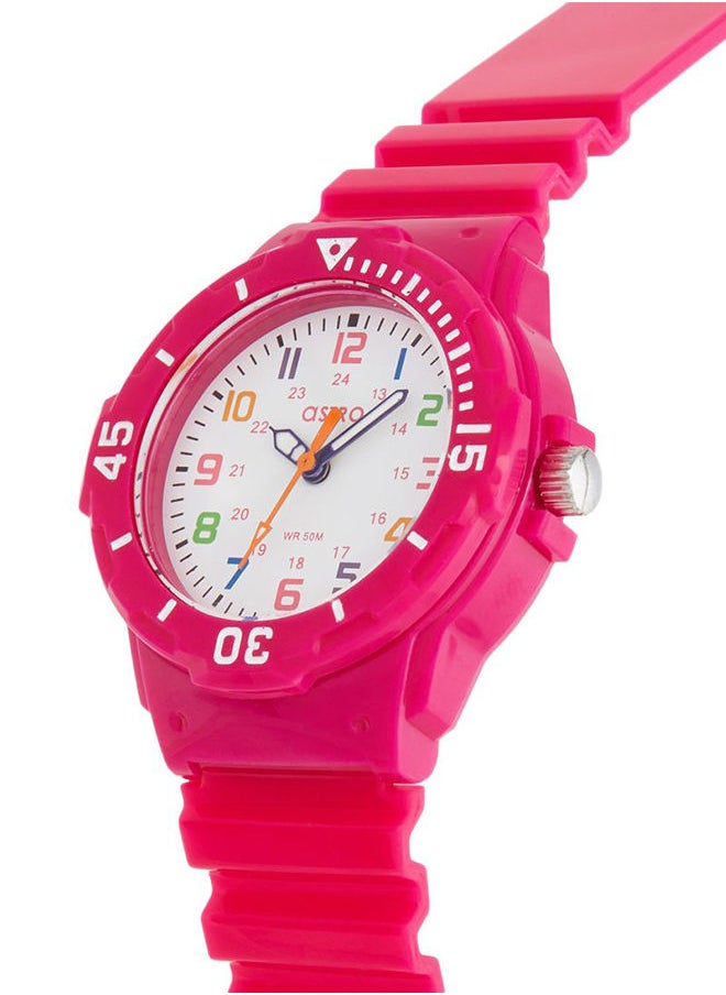ASTRO - Kids Unisex Analog Round Shape Plastic Wrist Watch A9820-PPPW - 30 Mm - Image 1