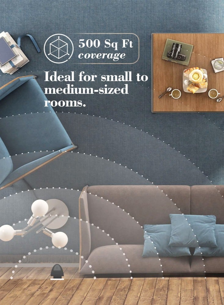 جوشبيرغ قم بتوصيل موزع الزيوت العطرية بمساحة تصل إلى 500 قدم مربع. تغطية قدم، جهاز توزيع الروائح العلاجية على الحائط للمنزل والمكتب - Image 4