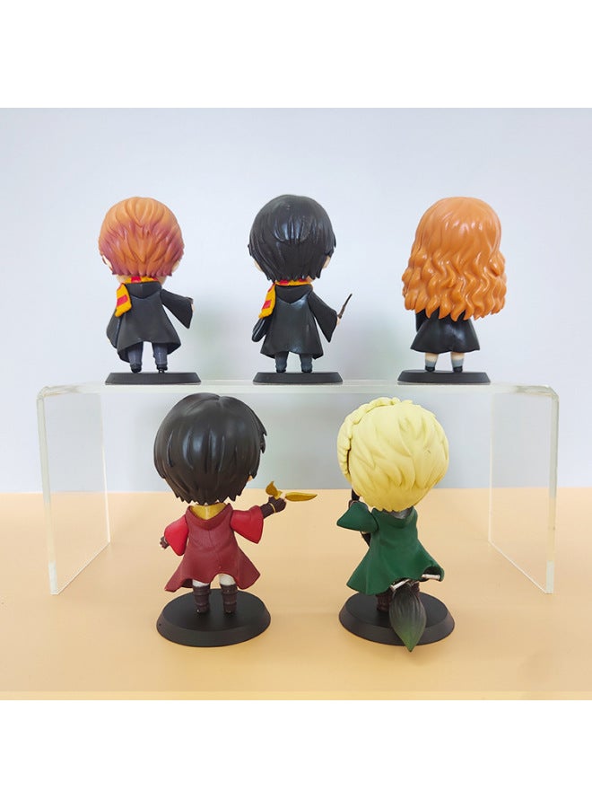 5 هاري بوتر المحمولة هاري هيرميون رون مالفوي صندوق أعمى لعبة المد والجزر المحمولة نموذج اللون: 5 هاري بوتر (حقيبة) - Image 4