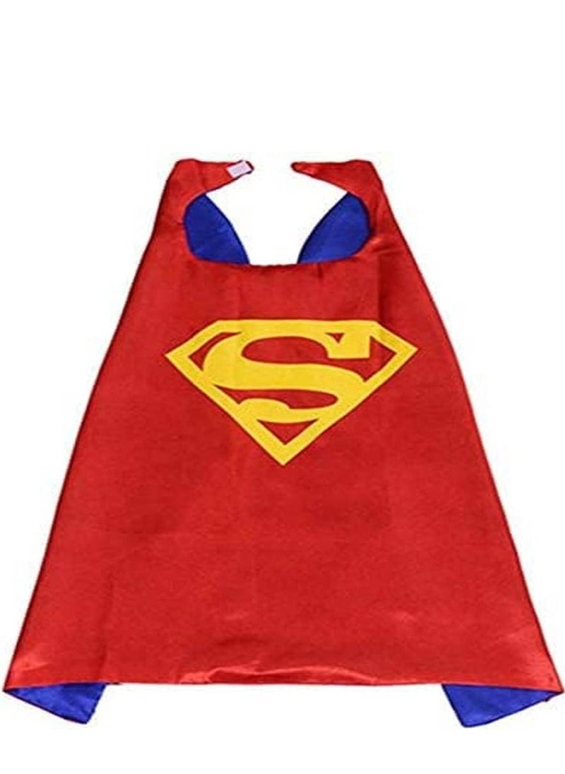 Brain Giggles Brain Giggles Superhero Cape and Mask Costume Superman Design for Kids Party Favors  - Image 2