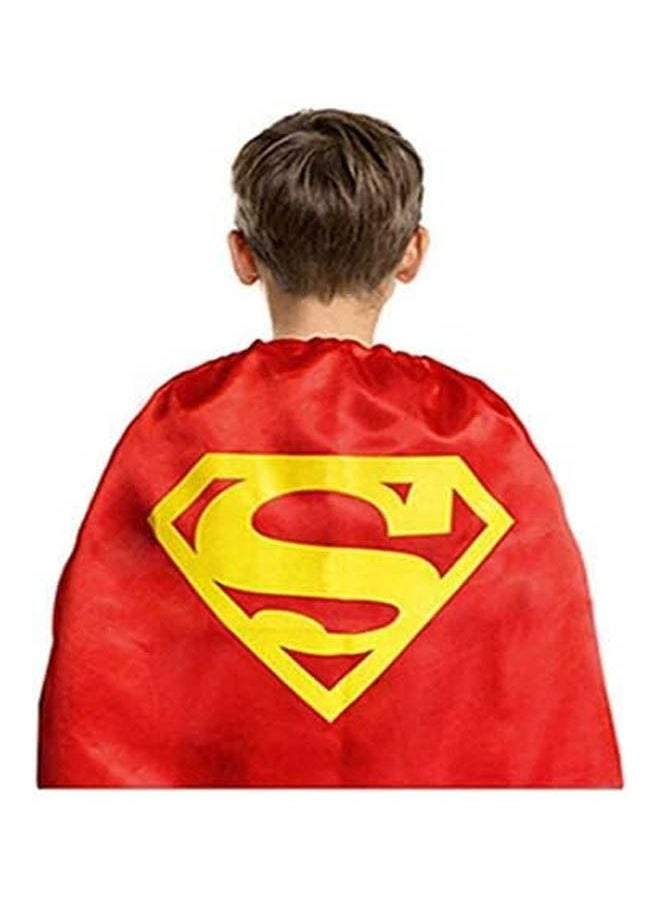 Brain Giggles Brain Giggles Superhero Cape and Mask Costume Superman Design for Kids Party Favors  - Image 3