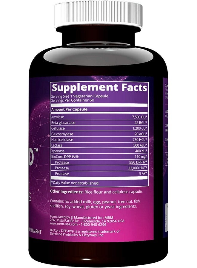 MRM Nutrition Gluten-Aid™ | Digestive enzymes | Gluten + Dairy Digestion | BIOCORE DPP-IV® | Gluten-Free | 60 Servings - Image 2