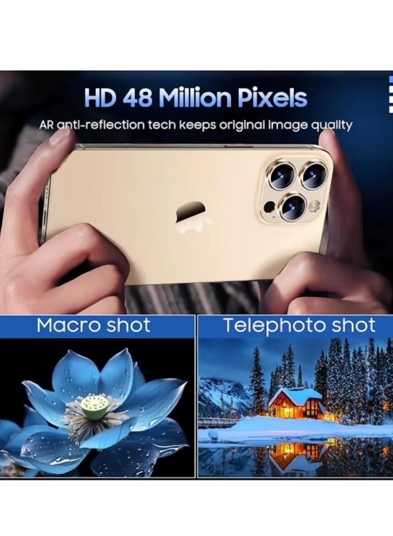 For iPhone 16 Pro/iPhone 16 Pro Max Camera Lens Protector [Drop Protection] [Full Coverage] [3D Metal] [Case Friendly] Tempered Glass Camera Cover for iPhone 16 Pro Max—Desert Titanium - Image 5