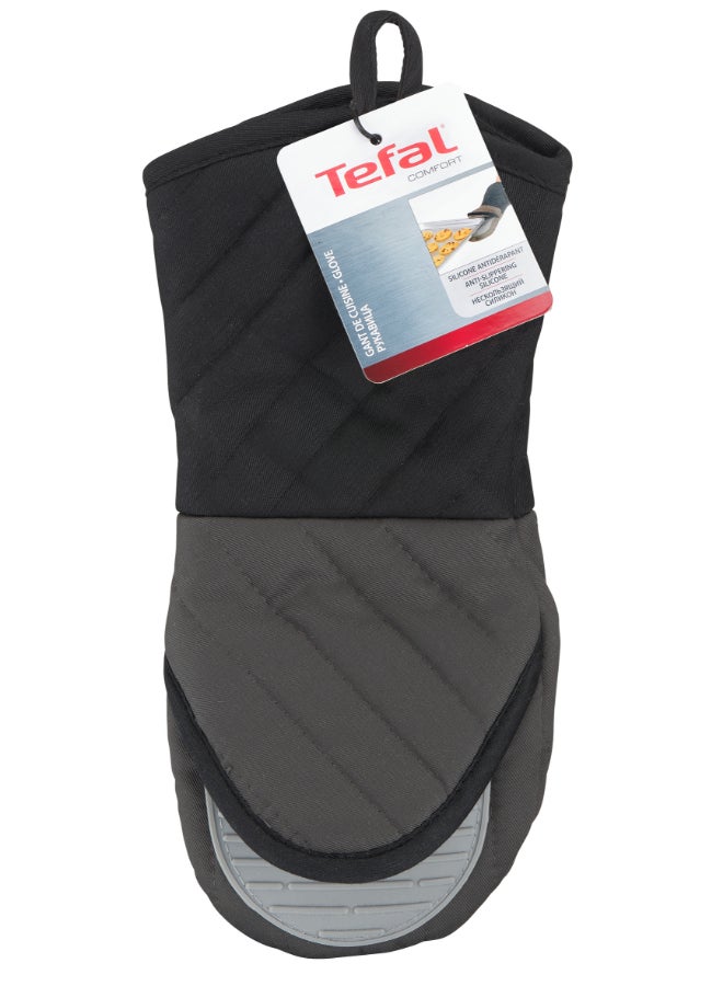 TEFAL Comfort Gloves | Kitcken Tool | High-Heat Resistance | Non-slip inner grip | Ergonomic Design | Black | Silicone | K1298214 Black - Image 4