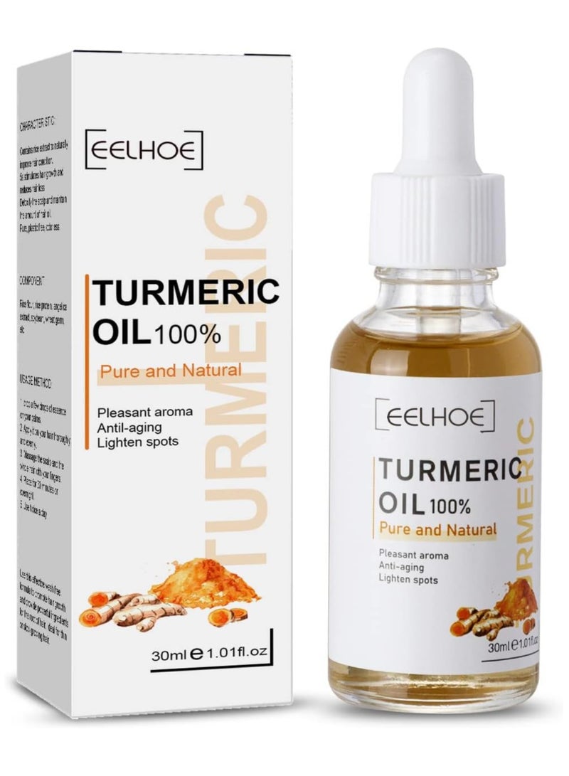 EELHOE Turmeric Dark Spot Corrector Serum, 2022 New Natural Turmeric Repair Face Serum, Facial Moisturizing Essence, Bright Skin Dark Spot Corrector Face Whitening Serum - Image 1