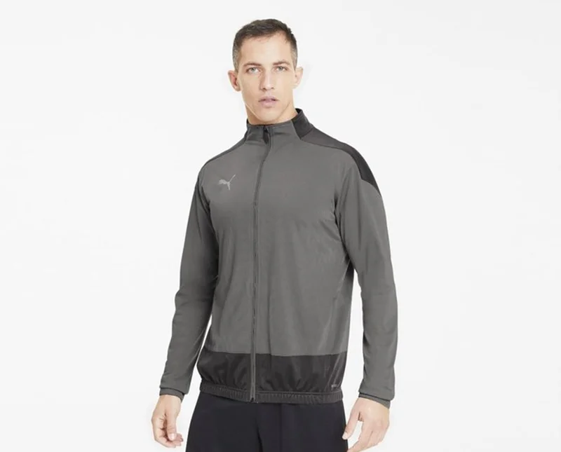 بوما Men's Football Training Jacket 65656113 Gray