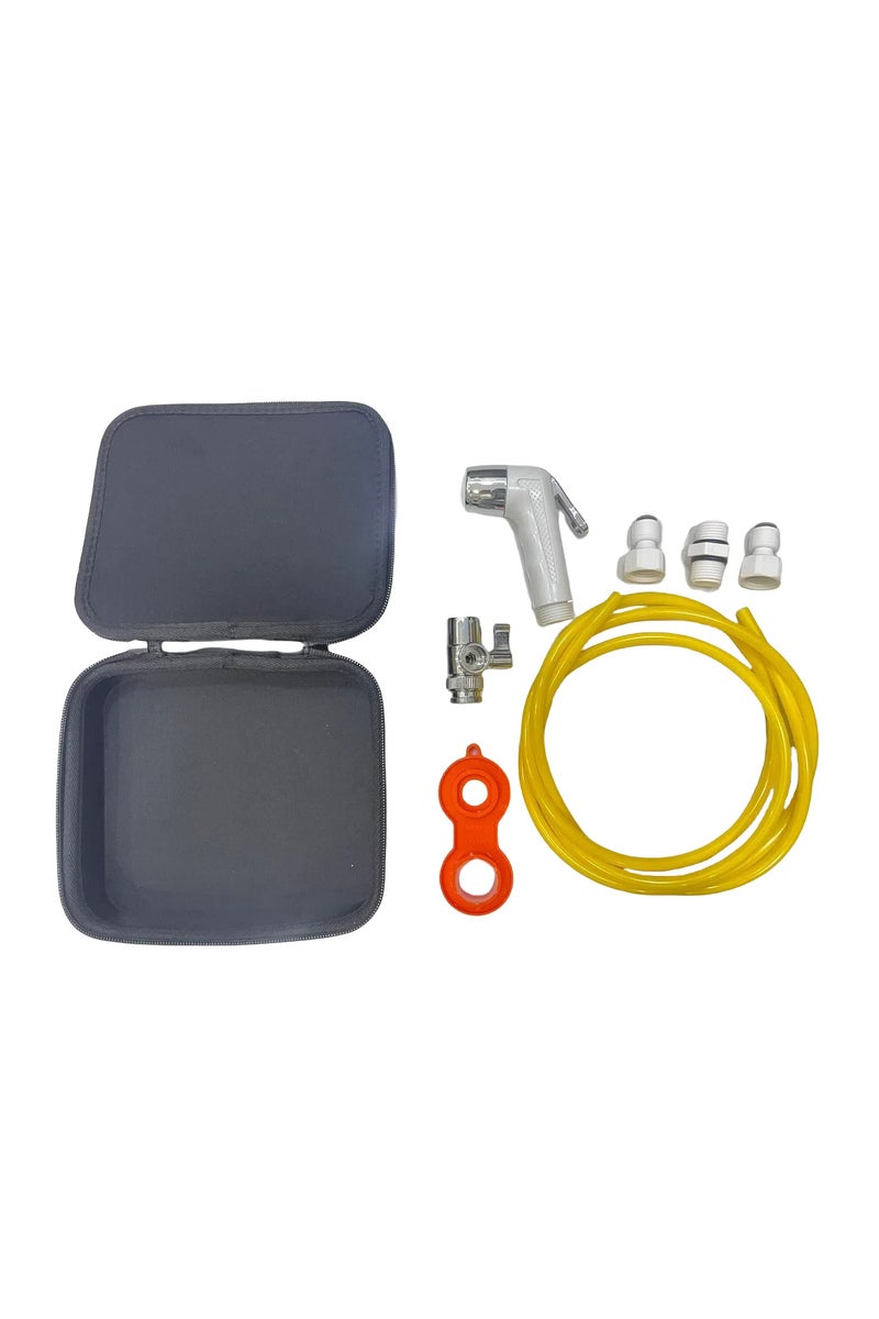 Albawadi Portable Manual Shattaf Toilet Hand Spray Bidet Water Pump With Bag - Image 1