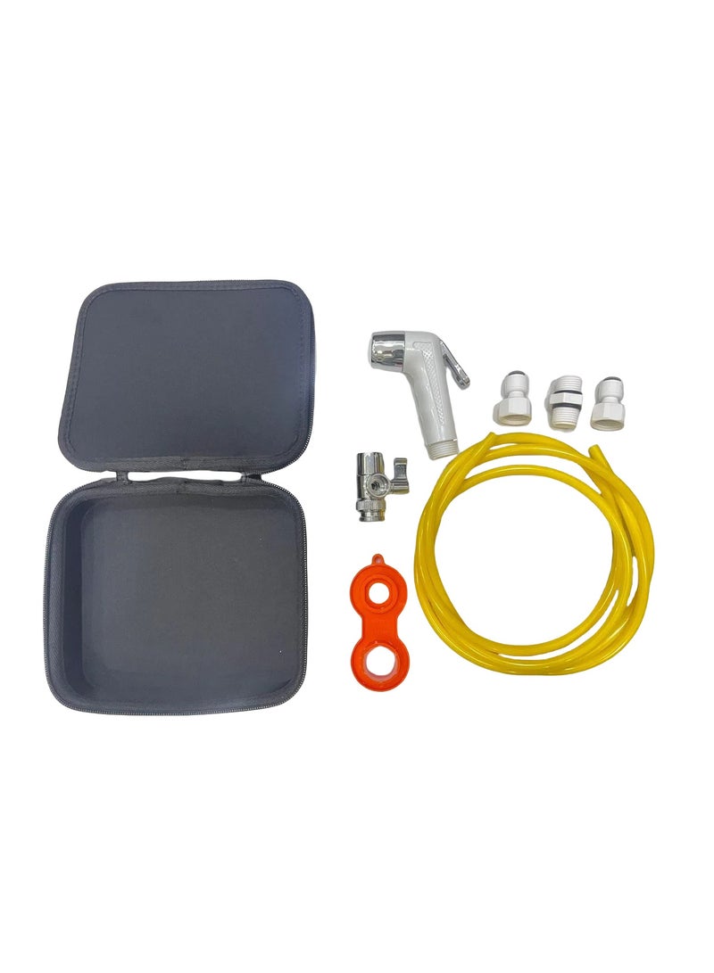 Albawadi Portable Manual Shattaf Toilet Hand Spray Bidet Water Pump With Bag - Image 2
