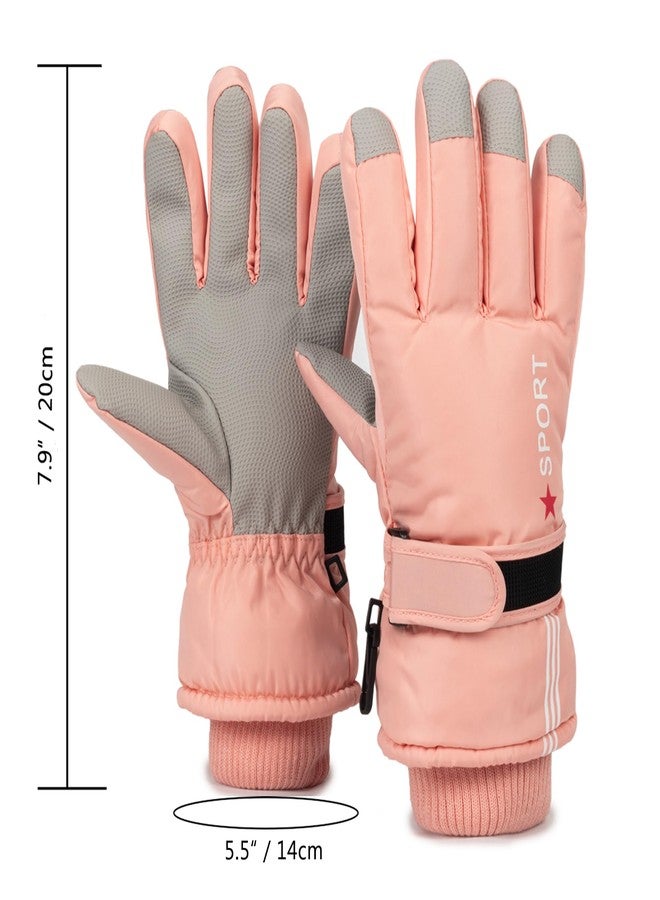 Vikodah Kids Ski Gloves Winter Warm Glove Outdoor Thermal Snow Finger Mittens for Boys Girls 5-10 Years - Image 5