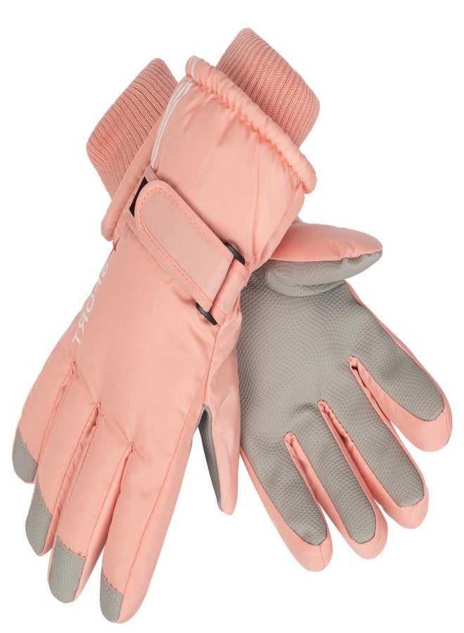 Vikodah Kids Ski Gloves Winter Warm Glove Outdoor Thermal Snow Finger Mittens for Boys Girls 5-10 Years - Image 3