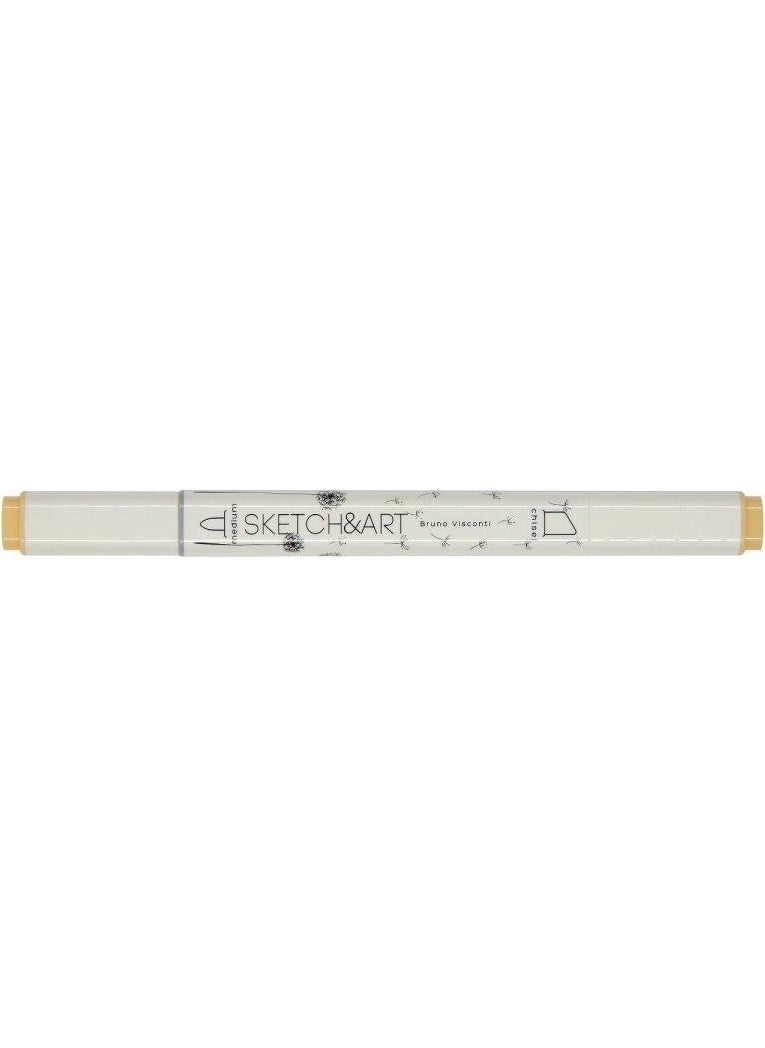 Bruno Visconti "sketch & Art" Double Sided Marker Pen 12 Colors - Soil  - Image 3