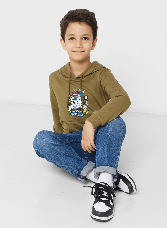 Pinata Boys Casual Printed Hoodie