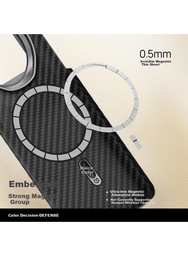 Defense Kevlar Phone Case For Huawei Mate 60 Pro Ultra Thin Business Luxury Non-carbon Fiber Case For Men New 60 Pro+ Universal - Tianshan Moon - Image 2