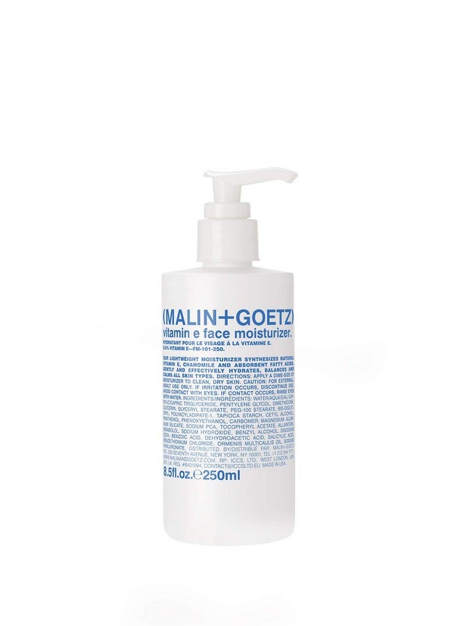 Malin + Goetz Vitamin E Face Moisturizer - hydrating, balancing, nourishing, face lotion for dry sensitive skin. multi-taksing, after shave, makeup primer, unisex cruelty free, vegan, 8.5 Fl Oz - Image 2