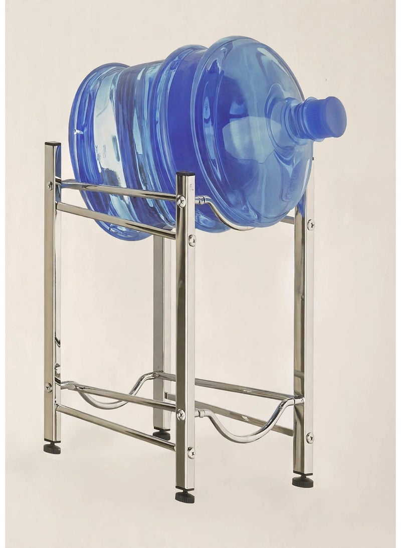 DubaiGallery Water Storage Rack 1PCS – Two Tier Bucket and Water Bottle Organizer, Sturdy Metal Floor Stand, Compact Space Saving Design for Home, Kitchen, Office, Pantry, Restaurant and Commercial Storage EU-364363 - Image 1