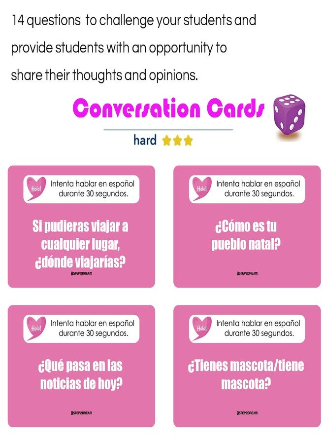 1step2dream Spanish Conversational Snakes&Ladders Board Game | Spanish Learning Game for Kids | Family Board Game - Image 5
