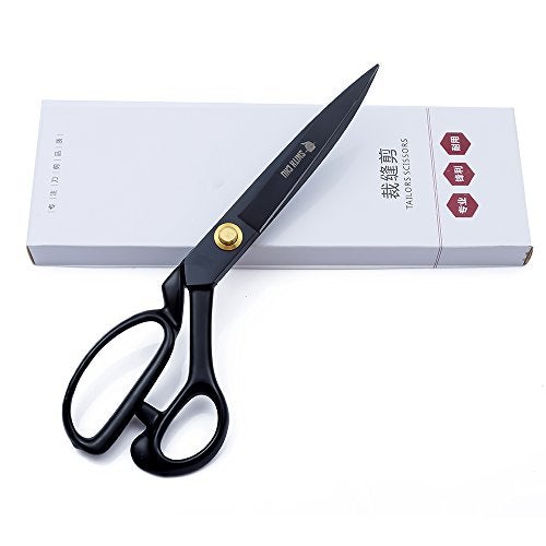 SMITH CHU Sewing Scissors-Heavy Duty Tailor Scissors Shears for Fabric,Leather,Raw Materials,Dressingmaking,Altering-Professional Upholstery Shears for Dressmakers Students Office Crafting (11 inch) - Image 5