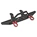 Vgoohobby Metal Front Bumper with Shackles Spare Parts Compatible with MN D90 D91 D96 MN99 MN99S Defender 112 RC Car Black - Image 3