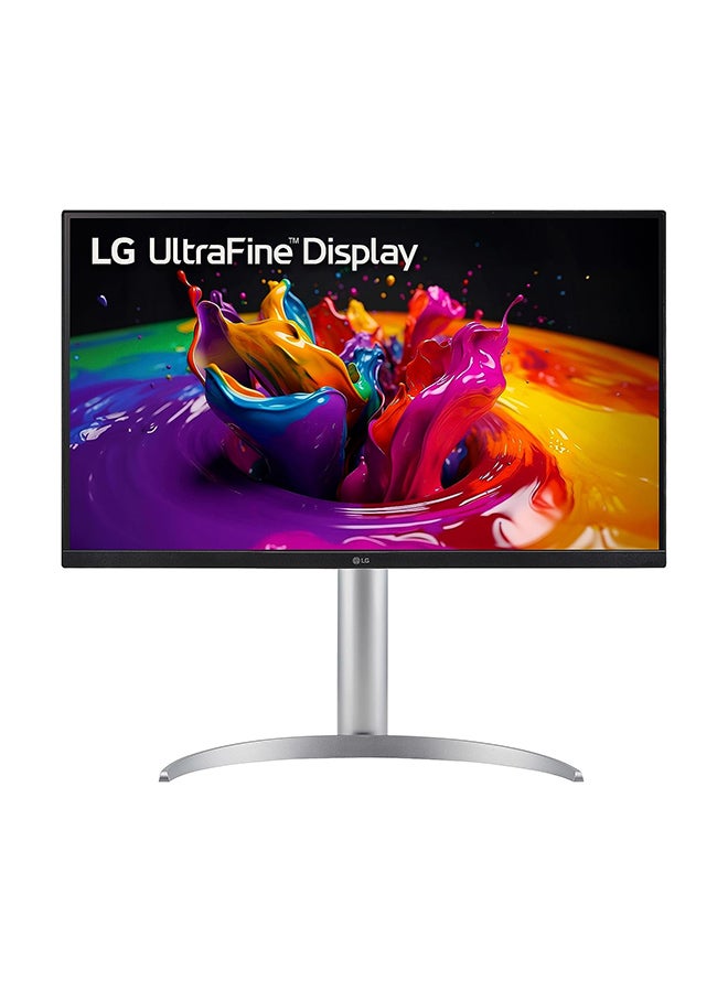 LG 27UP850 27” 4K UHD IPS Monitor, 60Hz Refresh Rate, 5ms Response Time, 1.07B Color Support, 3840x2160 Resolution, VESA Display HDR 400, 16:9 Aspect Ratio, USB-C, 27UP850N Silver - Image 1