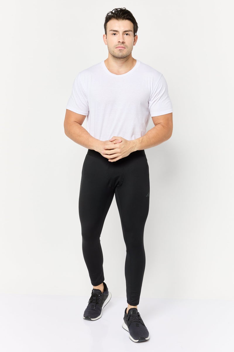 Adidas Men Tight Fit Yoga 7/8th Leggings, Black  - Image 2