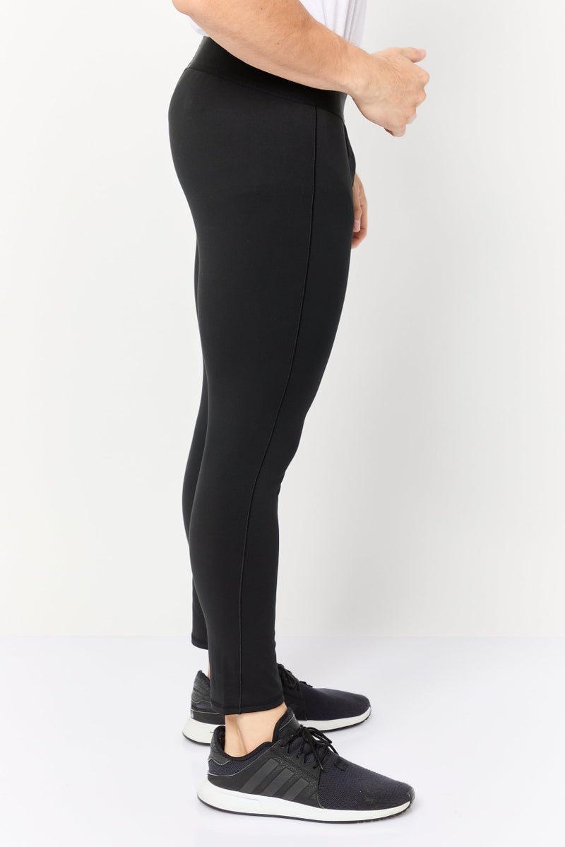 Adidas Men Tight Fit Yoga 7/8th Leggings, Black  - Image 3