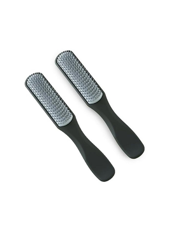 هارتس فرشاة الشعر | فرشاة ذات شعيرات مرنة | فرشاة شعر مع مجداف | فرشاة فرد الشعر وفك تشابكه | مناسب لجميع أنواع الشعر | 2 قطعة | C19-Blk-S | صغير | أسود - Image 5