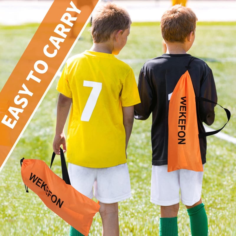 WEKEFON Soccer Goal, 5' x 3.1' Portable Soccer Net with Carry Bag for Backyard Games and Training for Kids and Youth Soccer Practice - Image 3