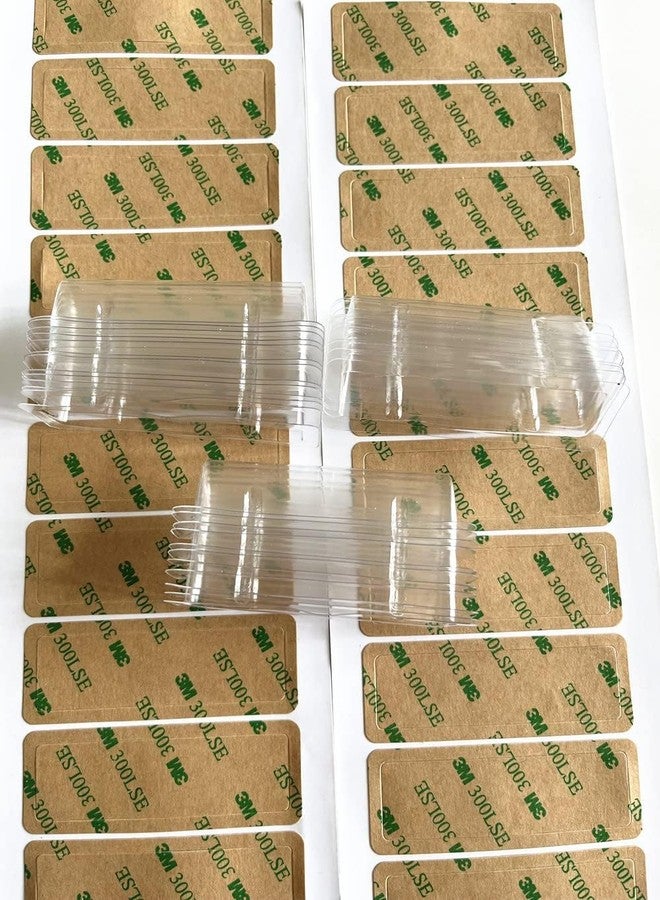 HHYOOSOO Money Card Holder Clear Plastic Dome Lip Balm Pouches with Adhesive,Lip Balm Pouch Money Holder Plastic Cover DIY Chapstick Holder Money Holder Custom Gift Card Holder (100 Pack - Image 4
