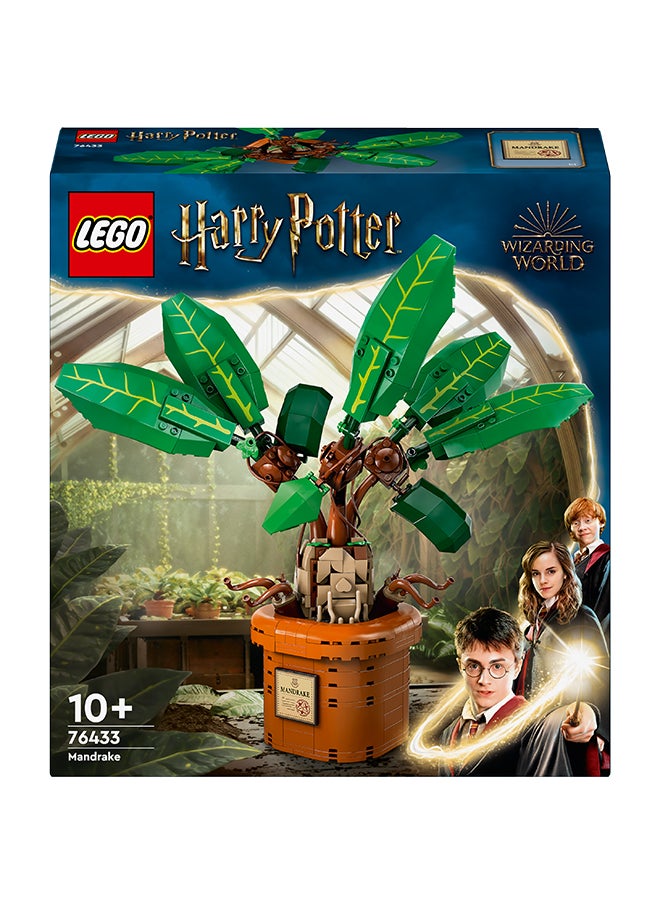 LEGO Harry Potter Mandrake Plant Toy Figure And Pot, Magical Creature, Gift Idea For Girls, Boys And Any Fan, Playset For Imaginative Kids, Decor Idea 76433 (579 Pieces)  - Image 2