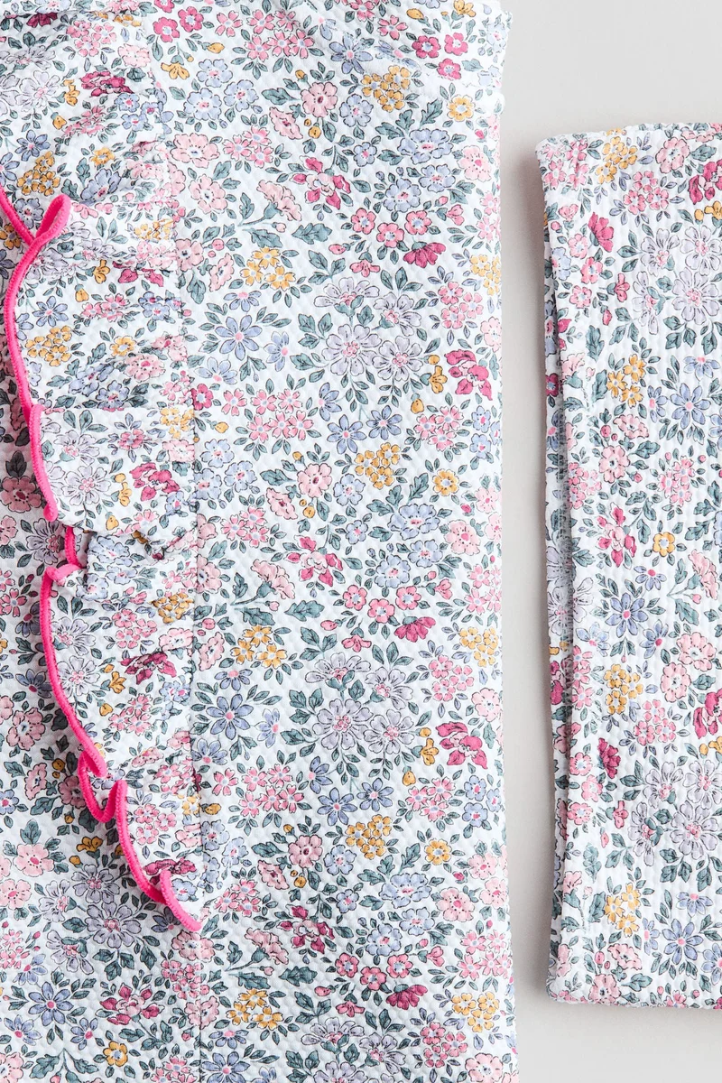 اتش اند ام طقم سباحة منقوش