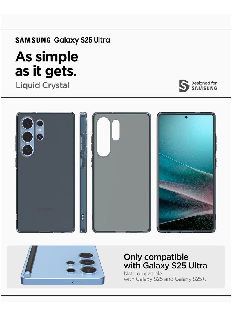 Spigen Liquid Crystal Samsung Galaxy S25 ULTRA Case Cover (2025) - Space Crystal - Image 2