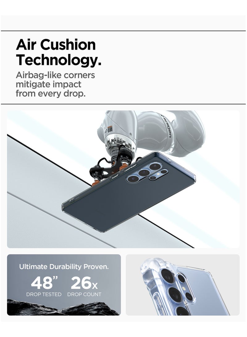 Spigen Liquid Crystal Samsung Galaxy S25 ULTRA Case Cover (2025) - Space Crystal - Image 5