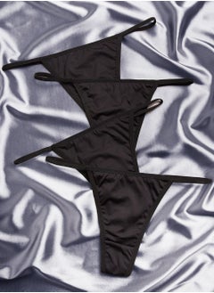 Mesery Bundle OF (4) - No Show Cotton Panties