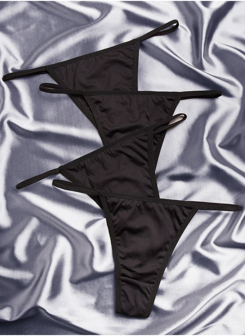 Mesery - Mesery Bundle OF (4) - No Show Cotton Panties - Image 1