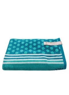 Duke DUKE IZMIR Yarn dyed bath towel - 70 Cm x 140 Cm, Soft Towel 520 GSM, 100% Cotton (TEAL).  - Image 1