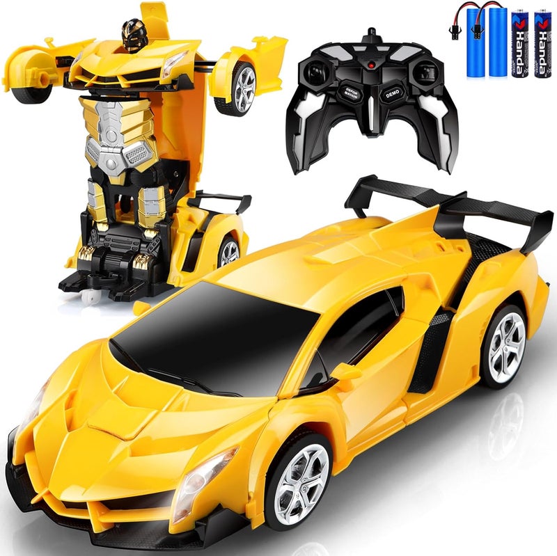Chridark Diverse purchase plan Remote Control Car Transformer Toy Transform RC Robot Toy Car for Children Toy for 3-8 Year Old Girls Boys Gift Birthday Toys Connectable modular - Image 1